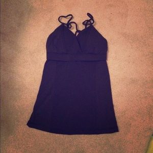 Black Lulu Lemon tank top