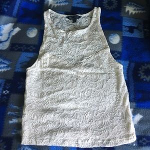 American Eagle Lace Crop Tank