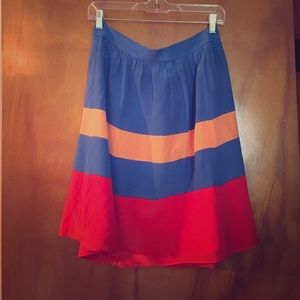 J.Crew silk skirt