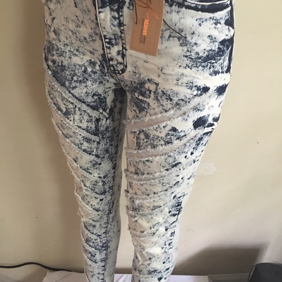 High waisted stretch Denim Jeans