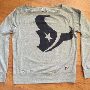 Nike HOUSTON TEXANS Dri-fit workout top
