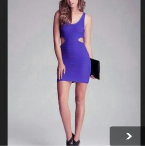 Purple mini dress