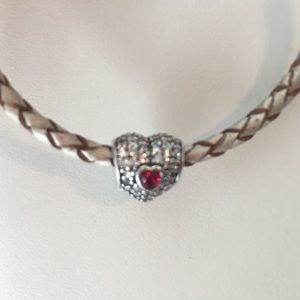 Authentic Pandora Heart charm