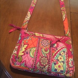 Pink Swirls Vera Bradley Hipster bag
