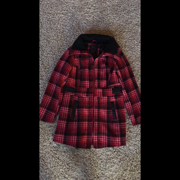 Plaid peacoat - Picture 1 of 1