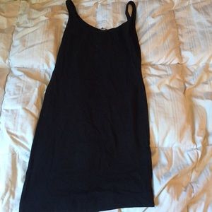 Black bodycon tank dress from H&M