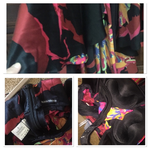 Stunning Silk Dress Russian Designer - Picture 3 of 4