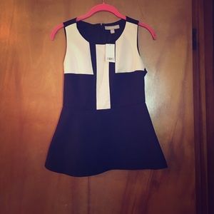 Banana Republic peplum shirt
