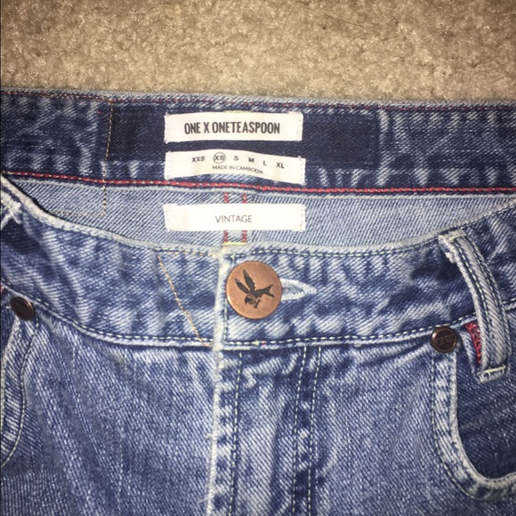 One Teaspoon vintage bandit rollers Sz xs - Picture 2 of 4