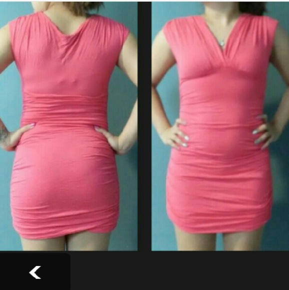 Mini pink dress