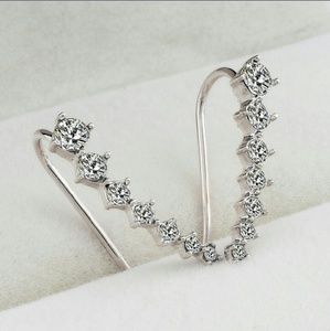 Fashion earrings 18k gold plated ear hook