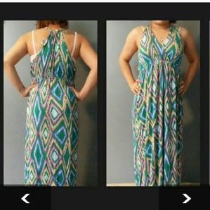Cute multi-color long dress