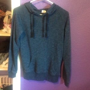 dark blue hoodie