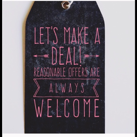 REASONABLE OFFERS WELCOME!
