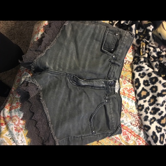 Free people jean shorts