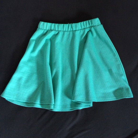 Mint circle skirt