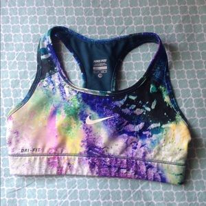 Nike Aerial Galaxy Dri Fit Sports Bra