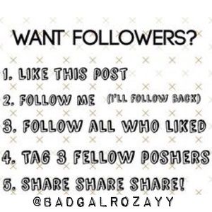 THE FOLLOW GAME! LIKE!