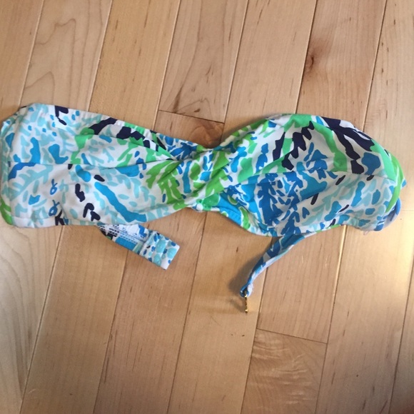 Lilly Pulitzer bandeau swim top