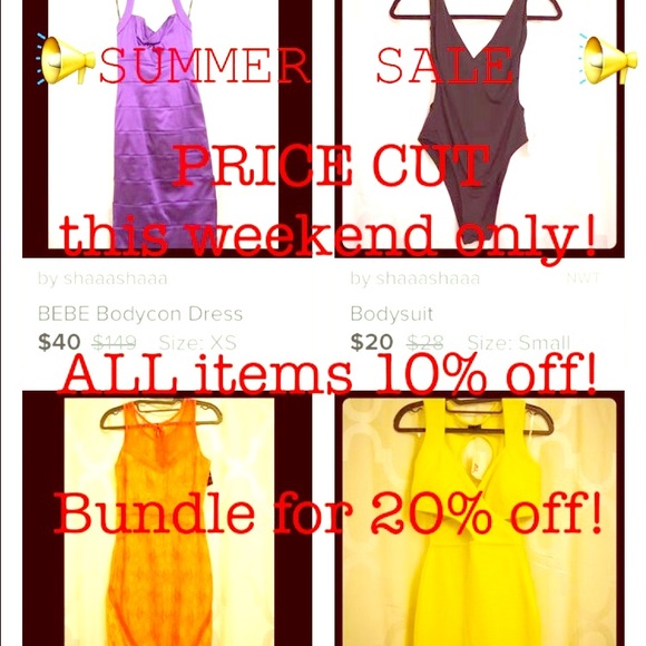 📢📢📢 Dropping prices this weekend only!