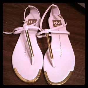 Dolce vita cream sandals