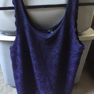 Topshop printed tank