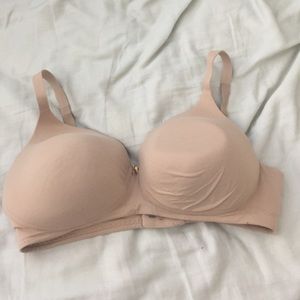 Soft, comfy basic beige bra