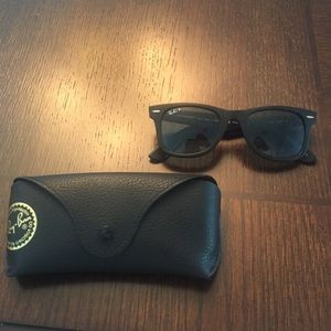 Ray-Ban blue tinted Wayfarer, LIKE NEW.