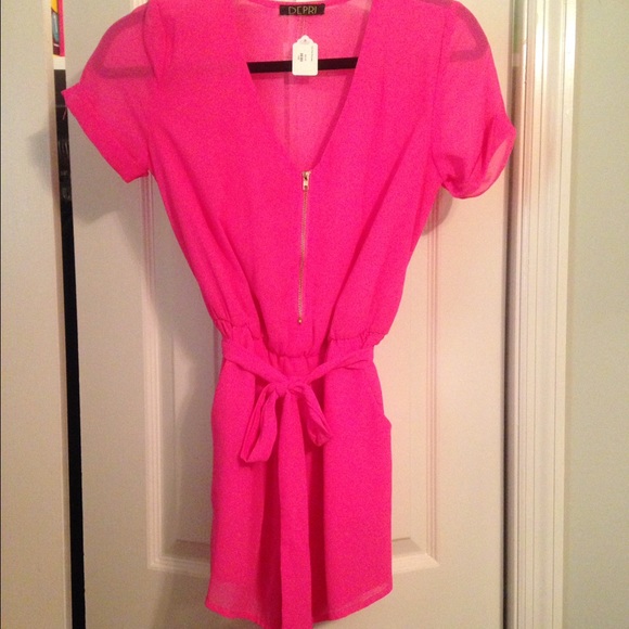 Boutique Pink Romper - Picture 1 of 1