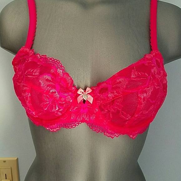 NWT VS Body By Victoria Floral Unlined Demi Bra - Picture 1 of 4