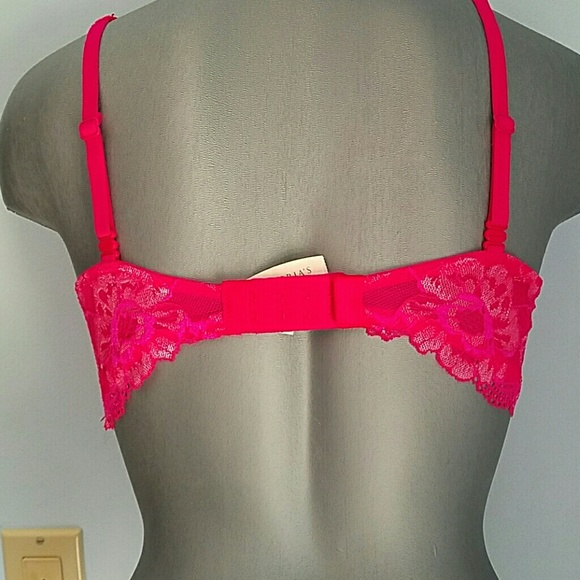 NWT VS Body By Victoria Floral Unlined Demi Bra - Picture 4 of 4