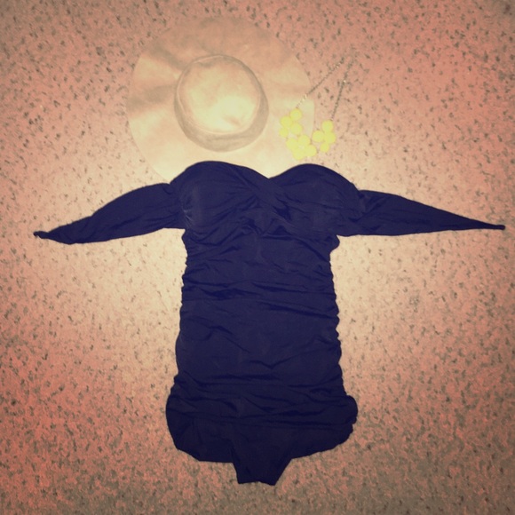 One piece flattering bathing suit!!