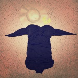 One piece flattering bathing suit!!