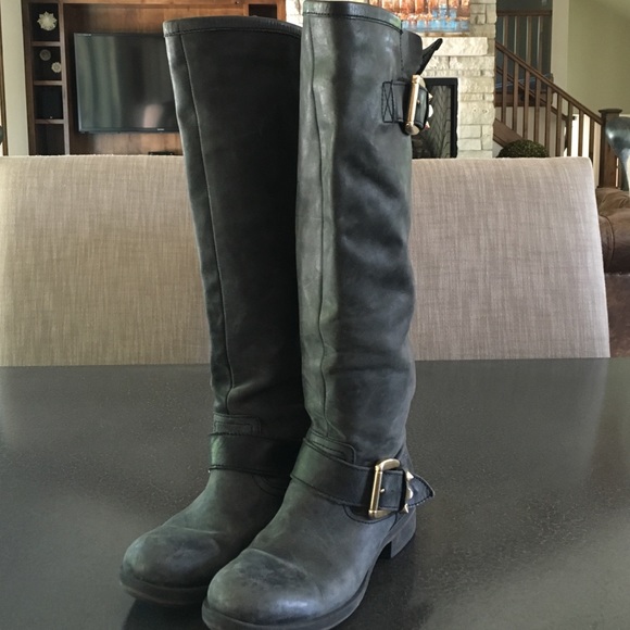 Steve Madden Black Tall Boots