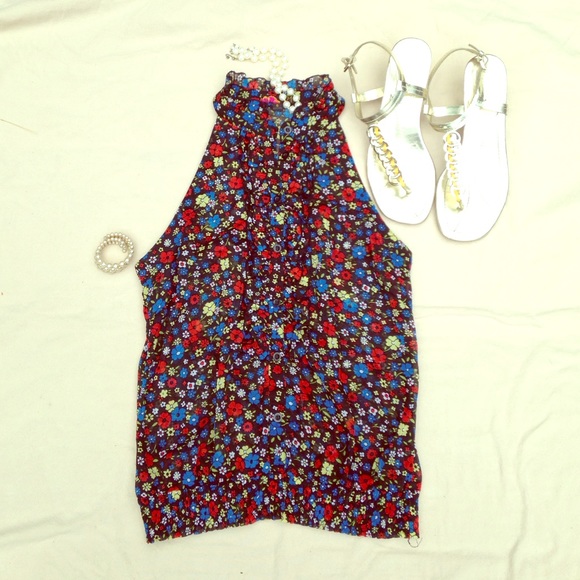 'She Has Sheer Flower Power' Blouse