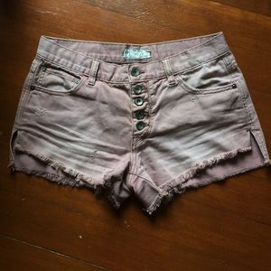 Free People denim shorts size 26w.
