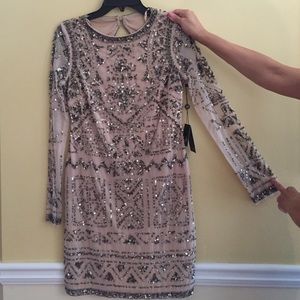 Adrianna papell long sleeve dress