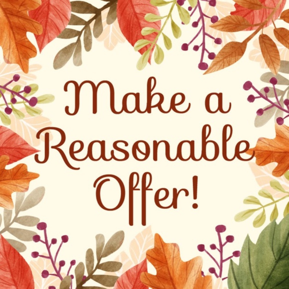 ACCEPTING REASONABLE OFFERS!! :)