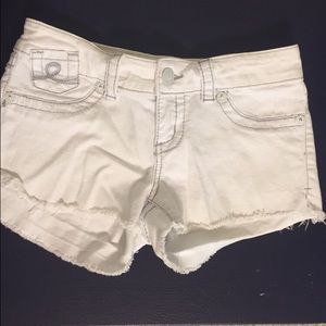 White Seven Jean shorts