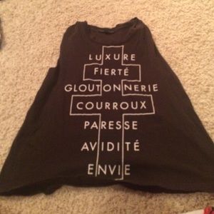 black tank top from urban outfitters