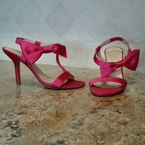 Kate Spade satin pink heel