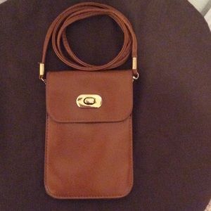 Leather Small bag to fit a phone and a wallet