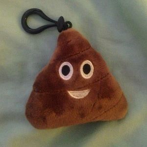 Poop Emoji Key Chain