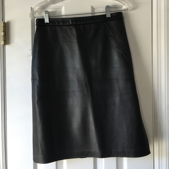 Leather skirt