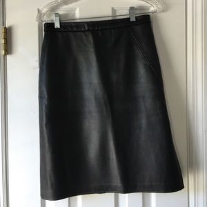 Leather skirt