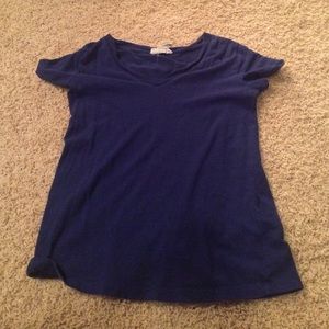 blue v neck tee shirt from forever 21