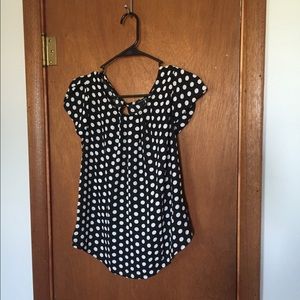 Cute polka dot top