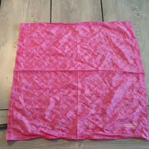 Pink Coach Purse Scarf