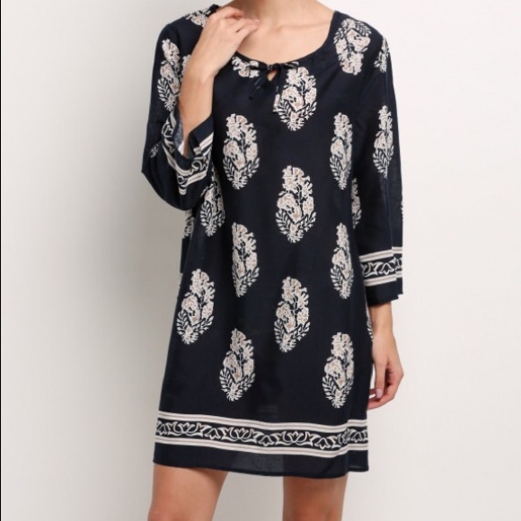 ‼️ final sale ‼️Paisley print tunic mini dress