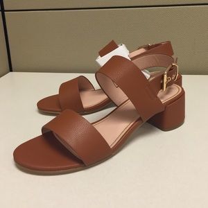 TopShop DAY Two-Part Brown Sandals